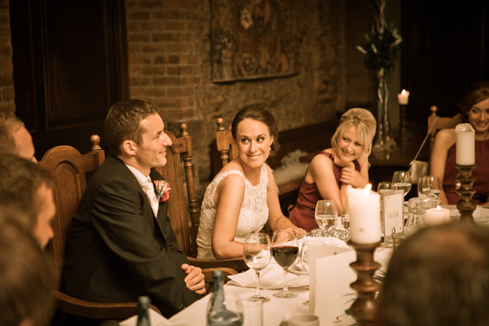 bride and groom real wedding barberstown castle